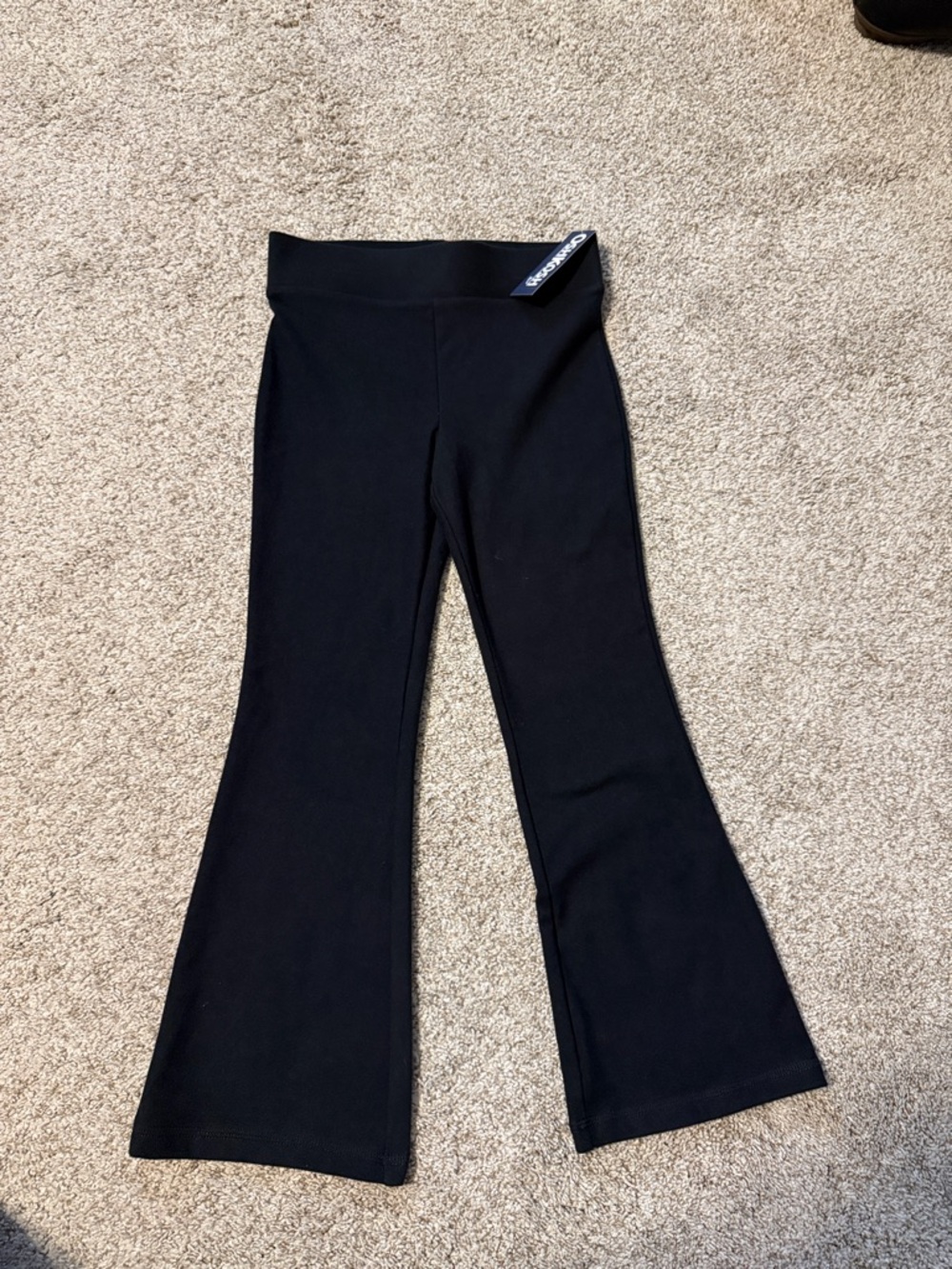 Osh Kosh Black Girls' Flare Leggings